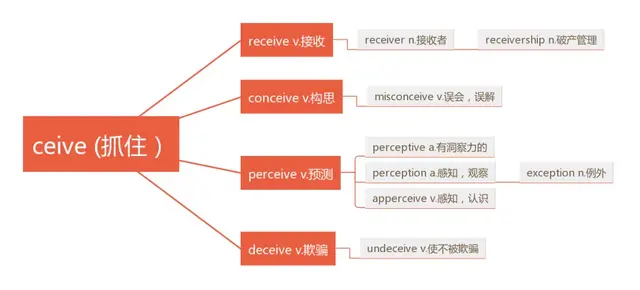 精讲研词11，探索词根ceive的奥秘